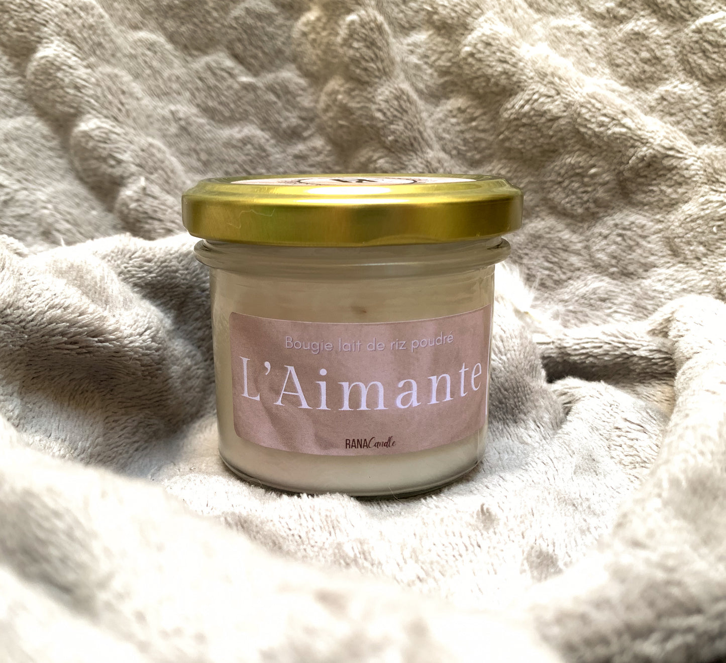 L'Aimante, bougies parfumées au lait de riz- 20h de diffusion