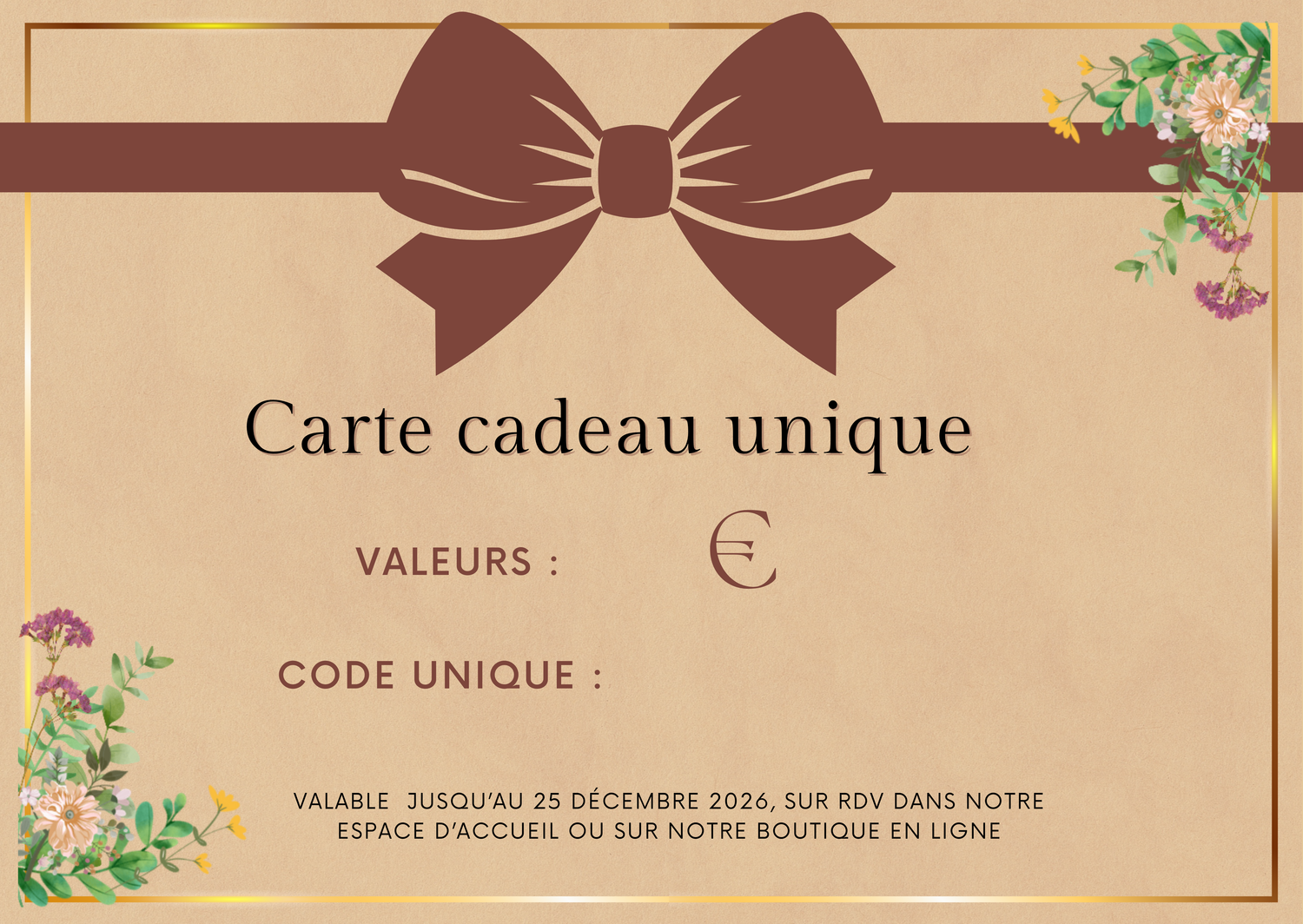 Carte cadeau