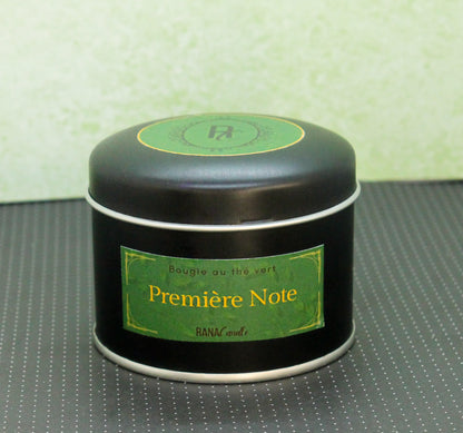 Première Note, bougie parfumée au thé vert - 30h de diffusion