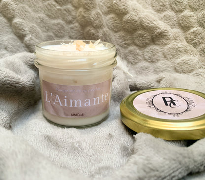L'Aimante, bougies parfumées au lait de riz- 20h de diffusion