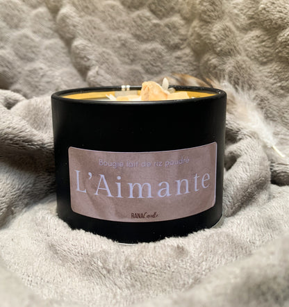 L'Aimante, bougies parfumées au lait de riz- 30h de diffusion