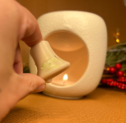 L’Éclat Délice 🍫| 6 Fondants parfumés au chocolat et à la pistache | 60gr de diffusion | Cire végétale | Parfum ultra gourmand