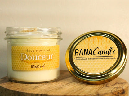 Douceur - Bougies au parfumées au miel - 20h Parfumées