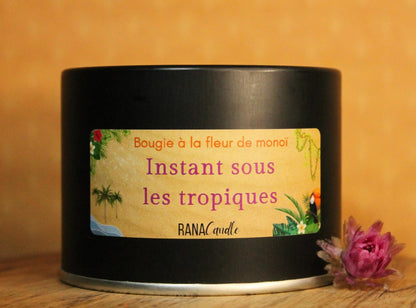 Instant sous les Tropiques, bougies au monoï - 30Heures Parfumées