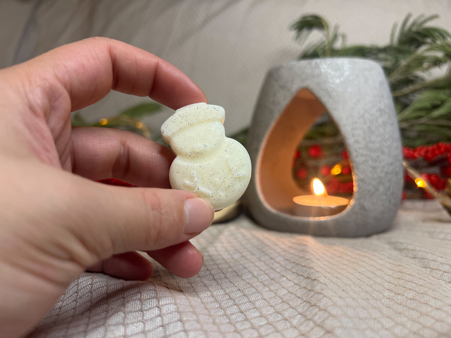 Écrin de Soi ❄️| Fondant parfumé au Mocaccino blanc | 60gr | Cire végétale | Parfum onctueux