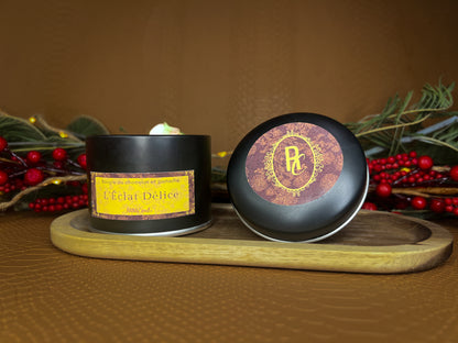 L’Éclat Délice 🍫| Bougie parfumée au chocolat et à la pistache | 30h de diffusion | Cire végétale | Parfum ultra gourmand