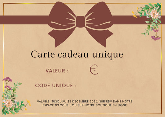 Carte cadeau Rana Candle