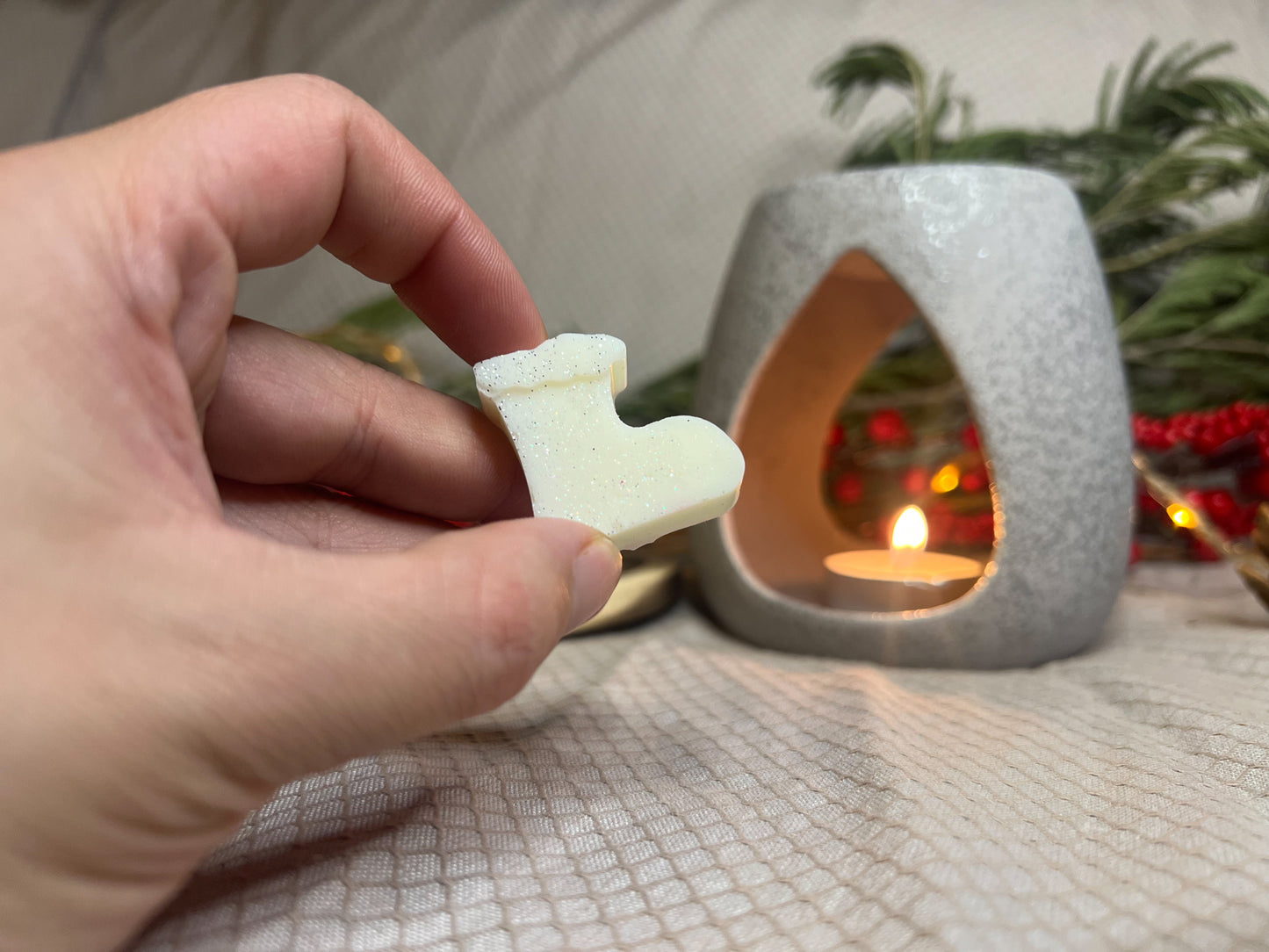 Écrin de Soi ❄️| Fondant parfumé au Mocaccino blanc | 60gr | Cire végétale | Parfum onctueux