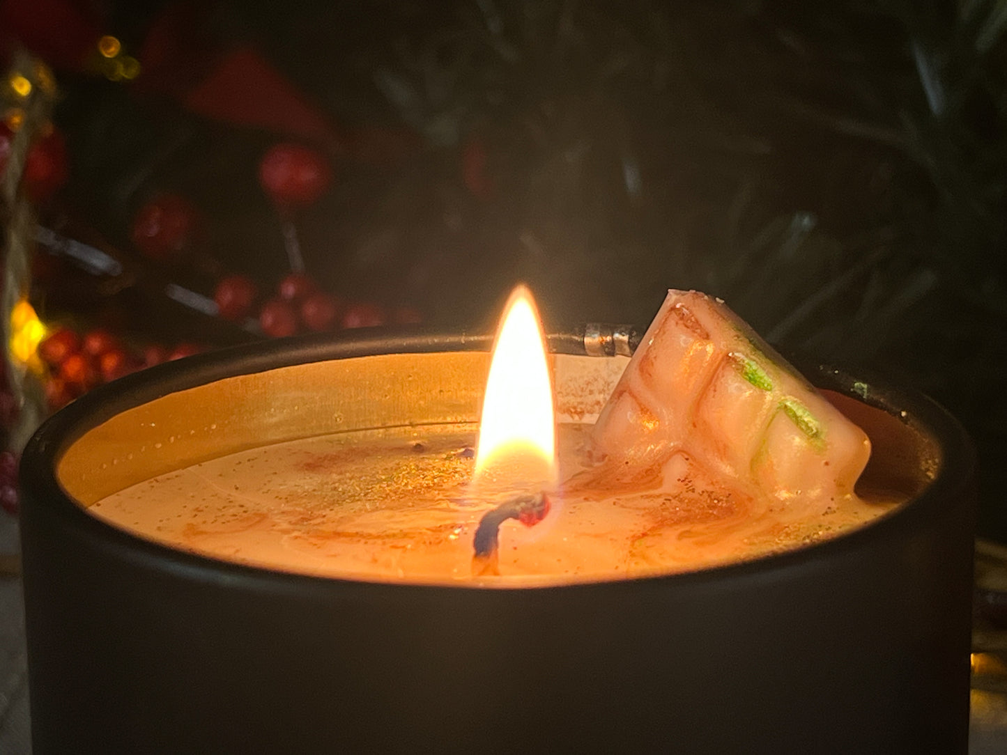 L’Éclat Délice 🍫| Bougie parfumée au chocolat et à la pistache | 30h de diffusion | Cire végétale | Parfum ultra gourmand