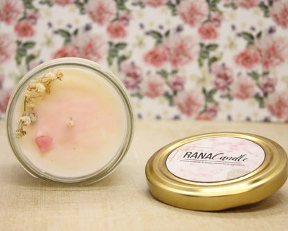 Aphrodite, bougies à la Rose Fraîche - 20 Heures Parfumées